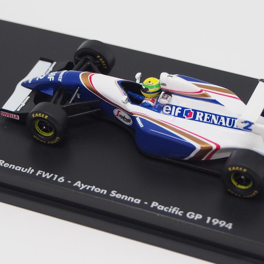 ミニチャンプス 1/64 ウィリアムズ ルノー FW16 #2 アイルトン セナ