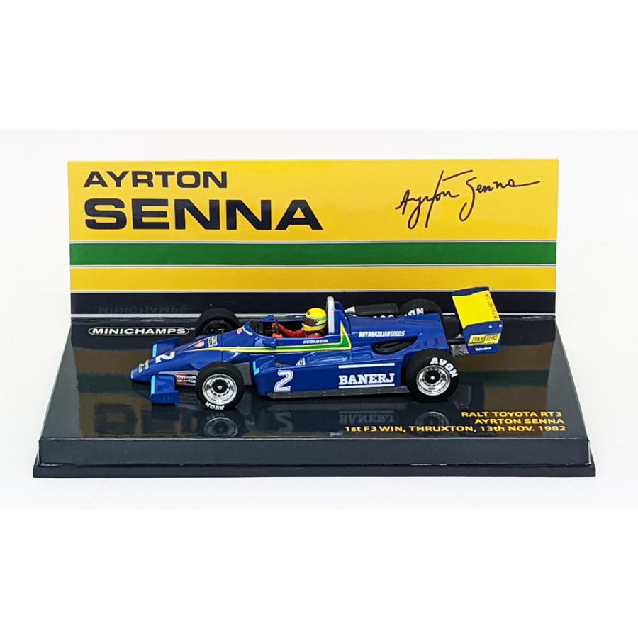 MINICHAMPS 1/43 ラルト トヨタ RT3 アイルトン・セナ 1st F3 WIN