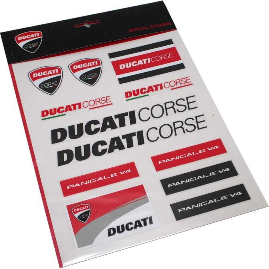 DUCATI（ドゥカティ） コルセ オフィシャル ステッカー セット シール 