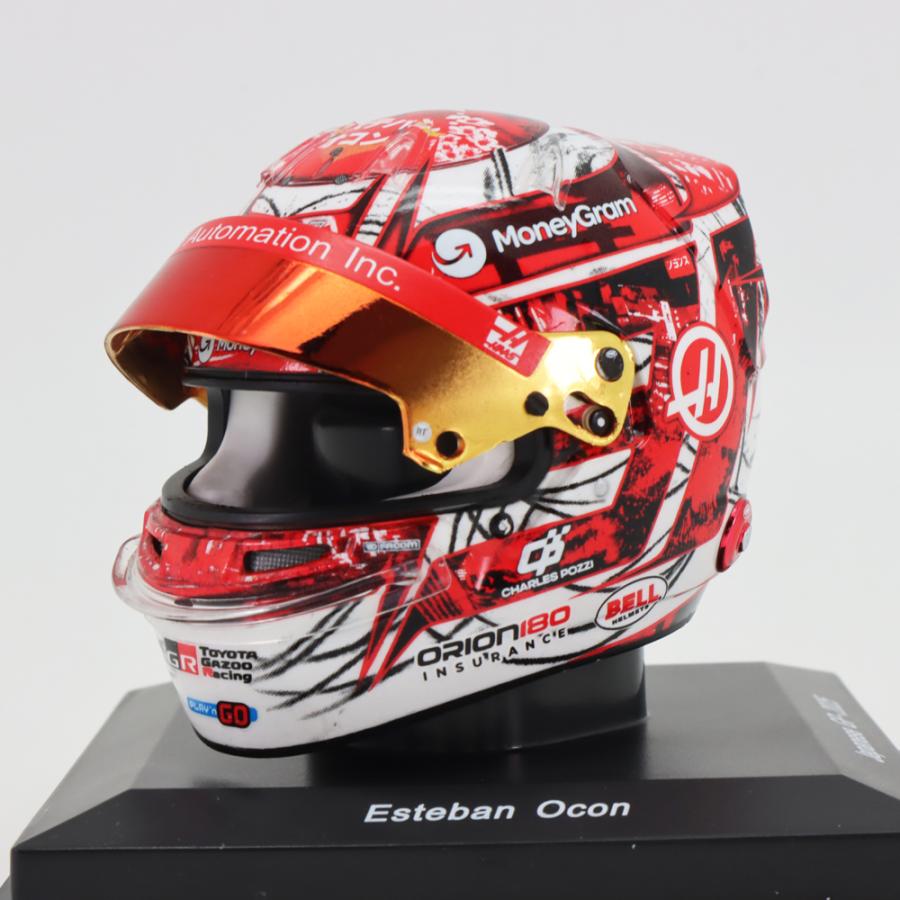 スパーク 1/5 スケール ヘルメット ハース F1 チーム エステバン