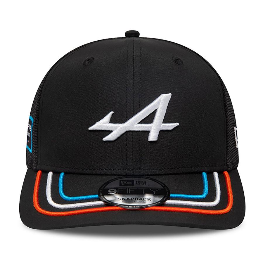 2023 アルピーヌ オフィシャル E-Sports NEW ERA 9FIFTY プレカーブ メッシュ キャップ 帽子 ブラック 公式 Alpine｜formula-sports｜02