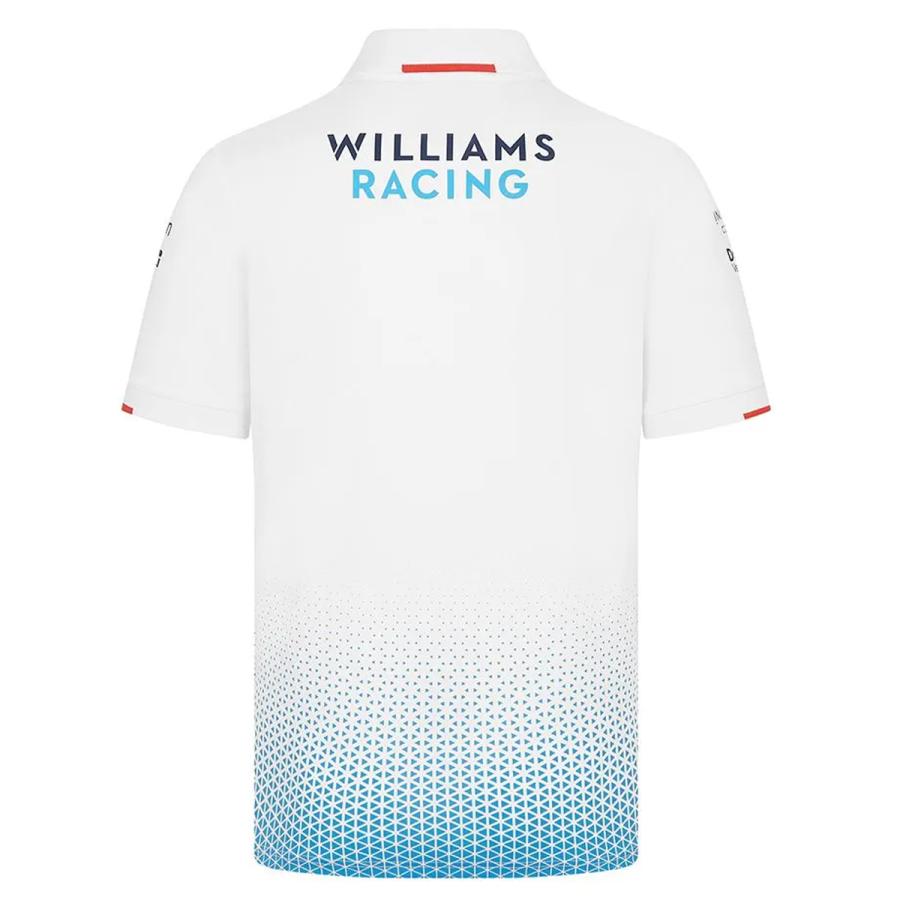 2024 ウィリアムズ レーシング チーム ポロシャツ 公式 オフィシャル F1 WILLIAMS 半袖 ホワイト 白｜formula-sports｜03
