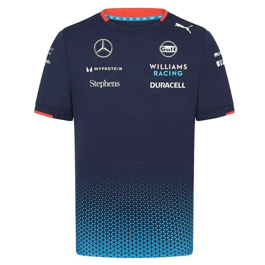 2024 ウィリアムズ レーシング チーム ジャージー Tシャツ 公式 2024 ウィリアムズ レーシング チーム ジャージー Tシャツ 公式