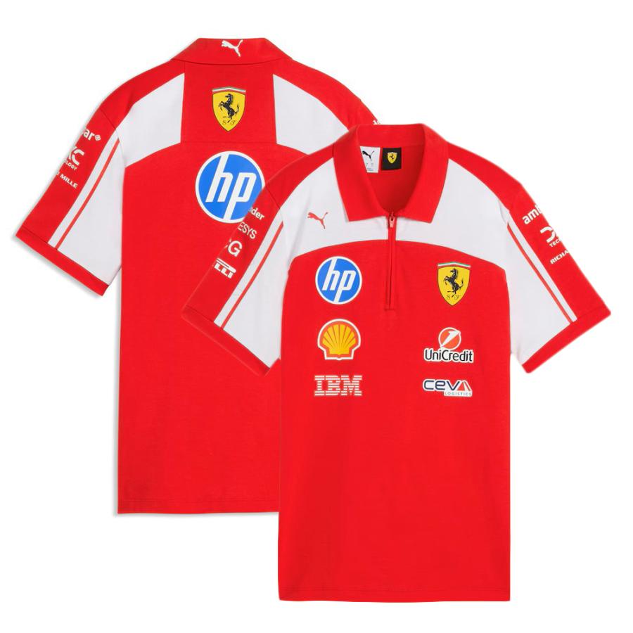 新品2026年正規品！F1 公式ポロシャツ新作フェラーリチーム M鈴鹿日本GP PUMA（プーマ） レディース 2026 スクーデリア フェラーリ HP チーム