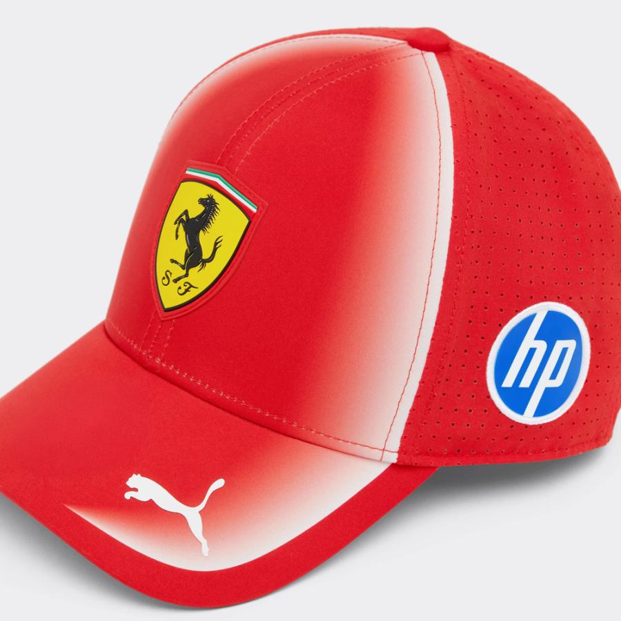 キッズ用 2026 スクーデリア フェラーリ HP チーム ベースボール キャップ レッド 帽子 公式 オフィシャル F1 エフワン Formula1 ジュニア 子供 子ども こどもの画像