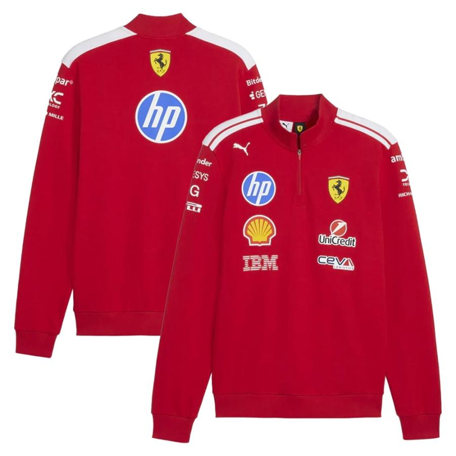 非売品 ハーフジップ フェラーリ×プーマ PUMA（プーマ） 2026 スクーデリア フェラーリ HP チーム T7 ハーフ