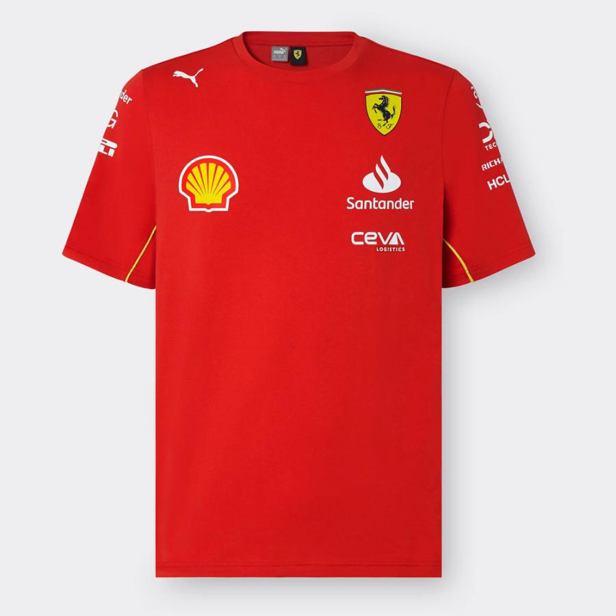 2024 PUMA スクーデリア フェラーリ SF チーム Tシャツ オフィシャル 公式 F1 レッド 赤｜formula-sports｜02