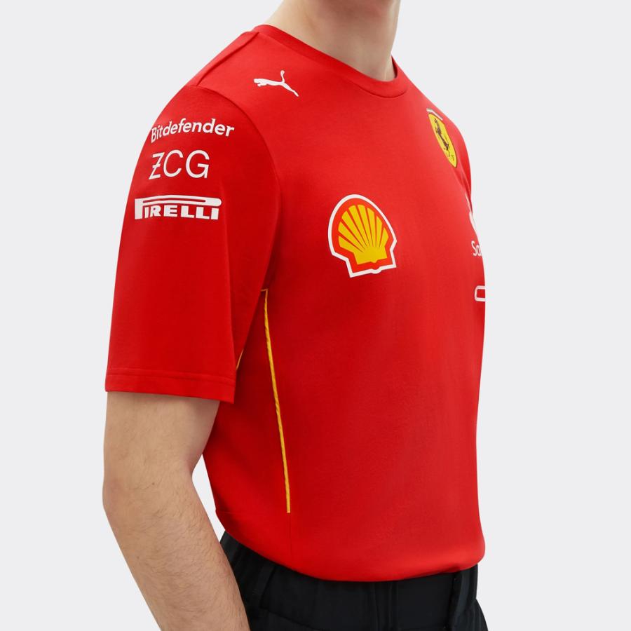 2024 PUMA スクーデリア フェラーリ SF チーム Tシャツ オフィシャル 公式 F1 レッド 赤｜formula-sports｜04