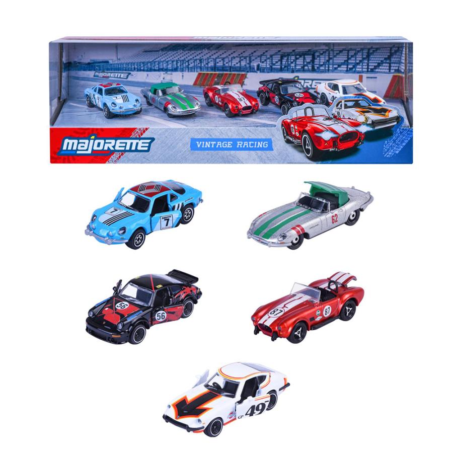 マジョレットミニカーセット majorette マジョレット 1/64 ヴィンテージ レーシングカー アソート 5