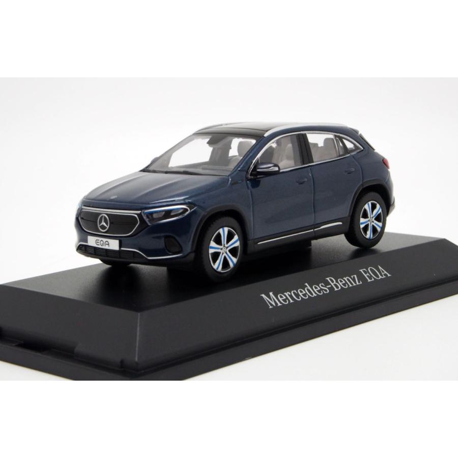 ヘルパ 1/43 メルセデス ベンツ EQA H243 デニム ブルー 模型