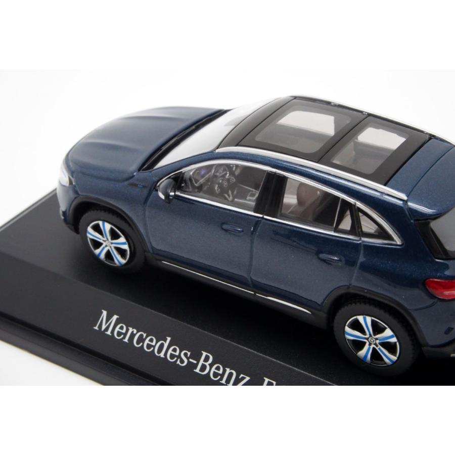 ヘルパ 1/43 メルセデス ベンツ EQA H243 デニム ブルー 模型