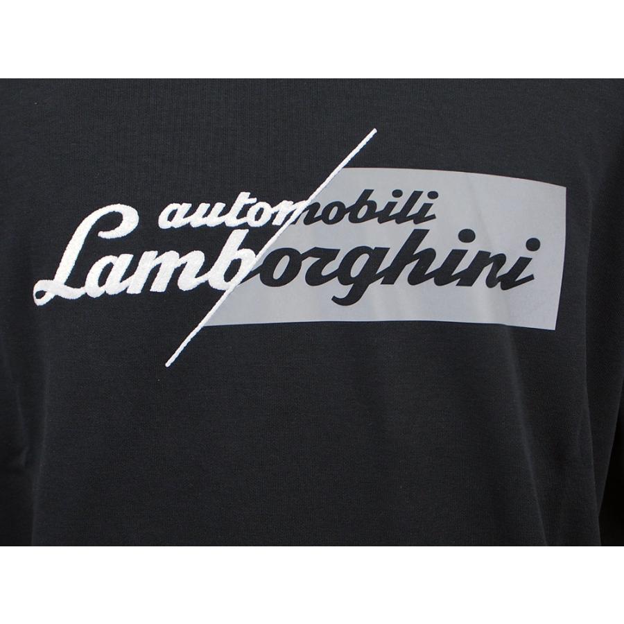 【50%OFF】ランボルギーニ オフィシャル EMBROIDERED スクリプト スウェット トレーナー ブラック 黒 公式_2