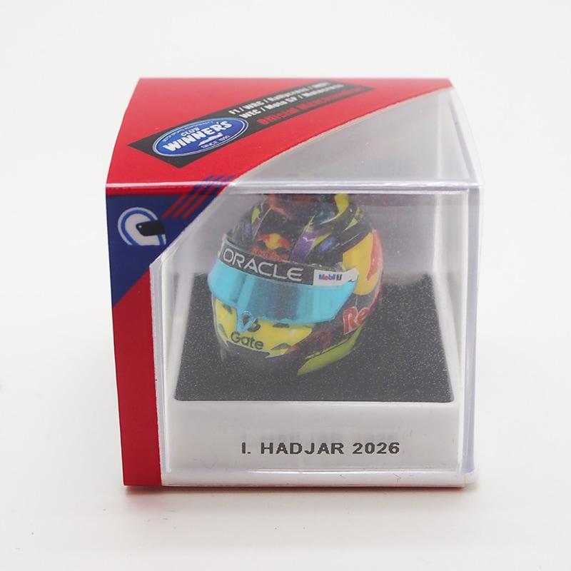 【レア】Mobil 1（モービル1）フルフェイスヘルメット 模型 1/1スケール JF Creations 1/12 スケール ヘルメット アイザック ハジャー オラクル