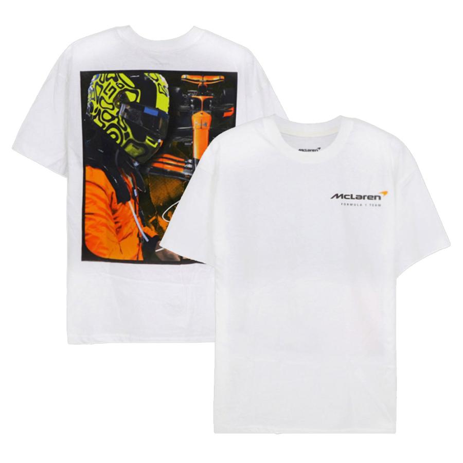 マクラーレン F1 チーム ランド ノリス グラフィック Tシャツ ホワイト 