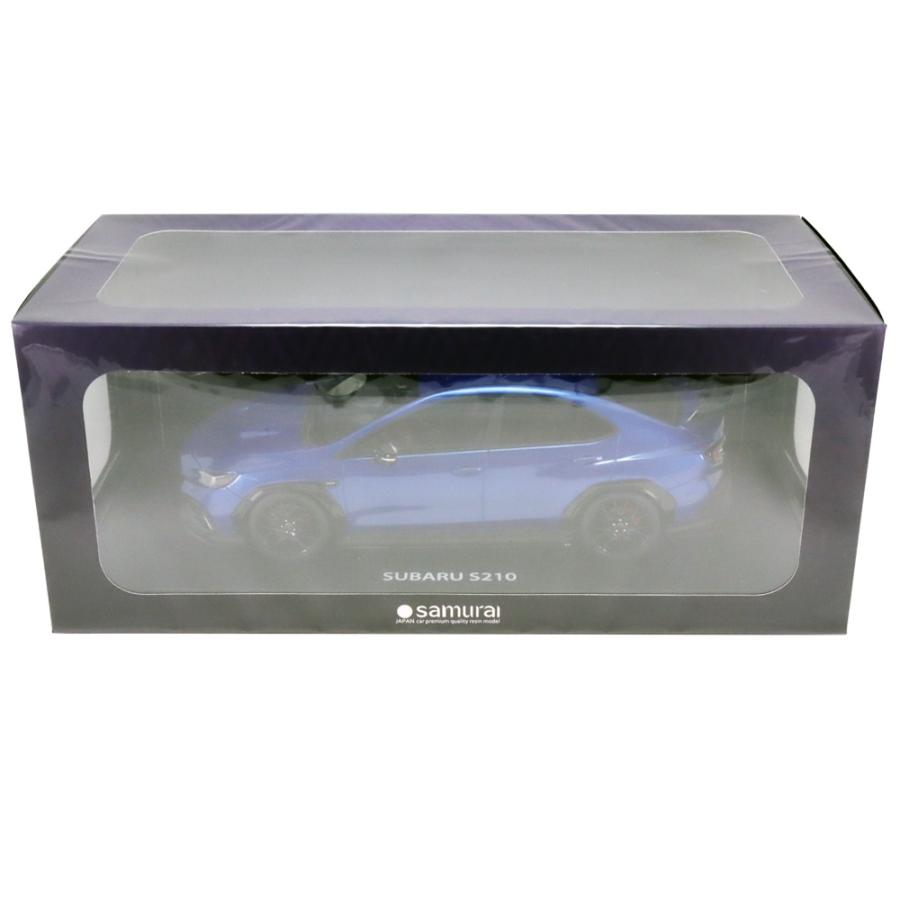京商 サムライ 1/18 スバル S210 ブルー SUBARU 公式 オフィシャル