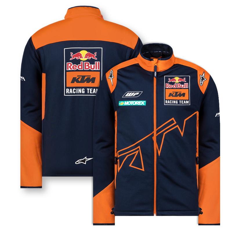 22 Ktm レッドブル レーシング オフィシャル チームライン ソフトシェル ジャケット アウター オレンジ ネイビー Motogp バイク Ktm203 Formula Sports 通販 Yahoo ショッピング