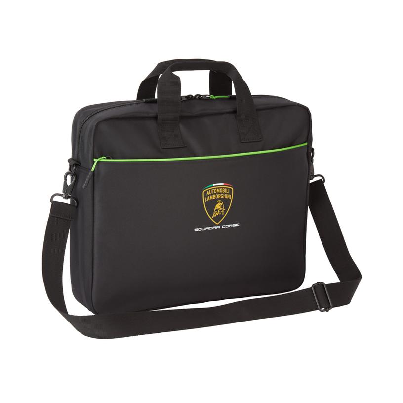 Lamborghini レザー ビジネスバッグ Lamborghini（ランボルギーニ） オフィシャル スクアドラ コルセ