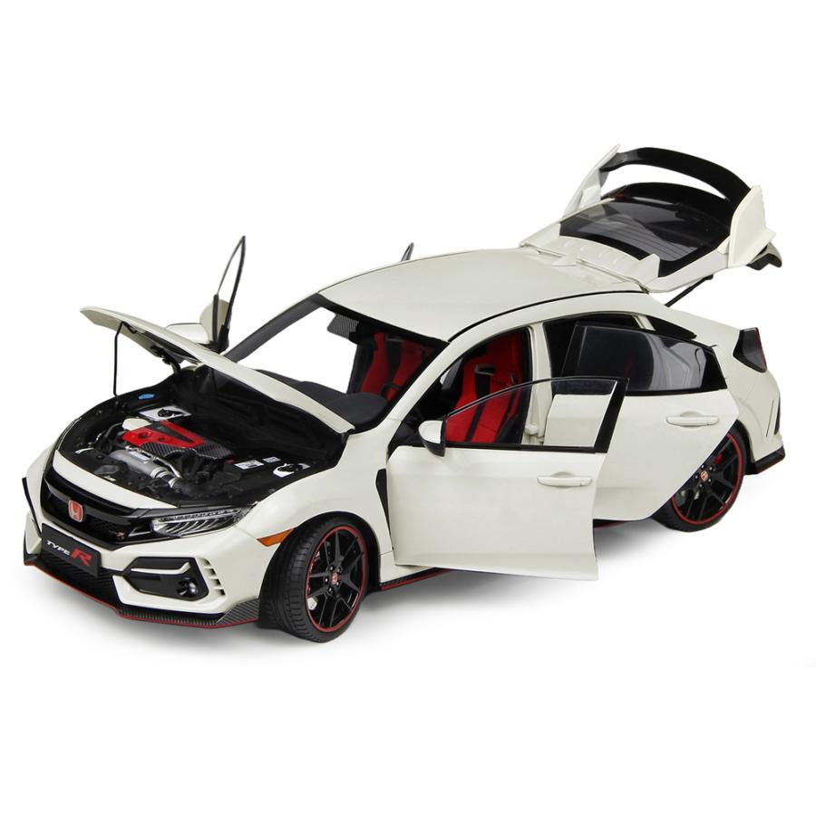 ホンダ（HONDA） LCD 1/18 シビック タイプR FK8 2020年 ホワイト