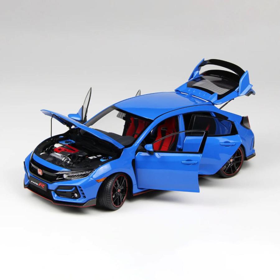 ホンダ（HONDA） LCD 1/18 シビック タイプR FK8 ブルー 模型 HONDA