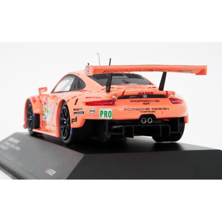 イクソ 1/43 ポルシェ 911 RSR #92 優勝 LMGTE-Pro クラス ピンク