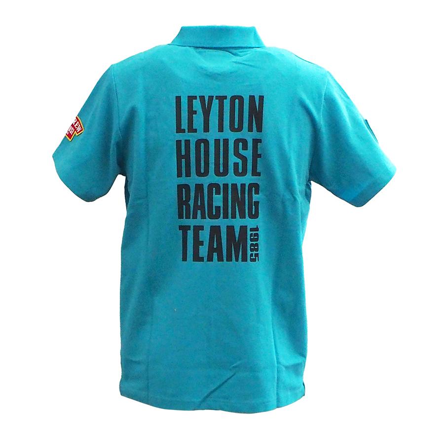 激レア　LEYTON HOUSE ポロシャツ LEYTON HOUSE（レイトンハウス） レーシング ファウンディング 40周年