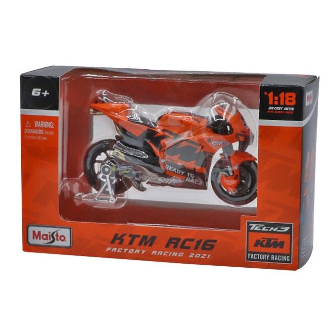 マイスト 1/18 テック3 KTM ファクトリー レーシング KTM RC16 #9 ダニロ ペトルッチ 2021年 MotoGP ミニチュア バイク 模型|formula-sports|02
