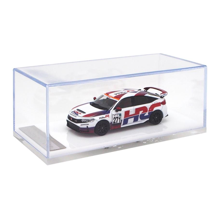 MOTORHELIX 1/64 ホンダ シビック タイプR FL5 HRCバージョン パールホワイト モデルカー 模型 ミニカー Honda ...
