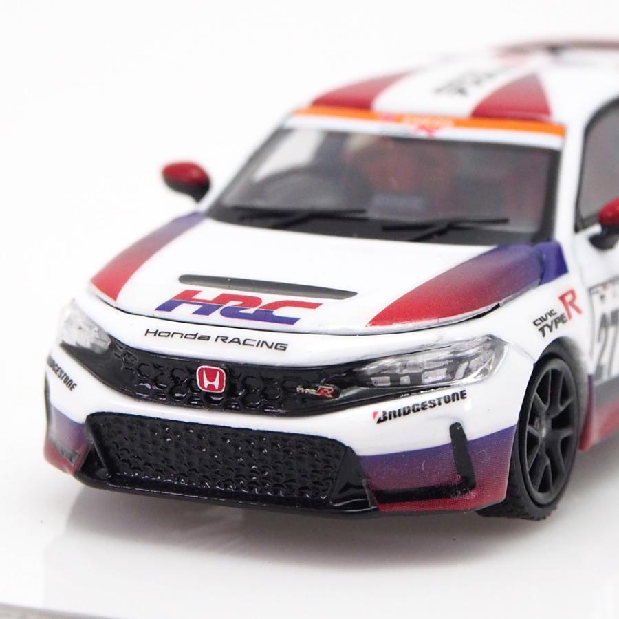 MOTORHELIX 1/64 ホンダ シビック タイプR FL5 HRCバージョン パールホワイト モデルカー 模型 ミニカー Honda ...