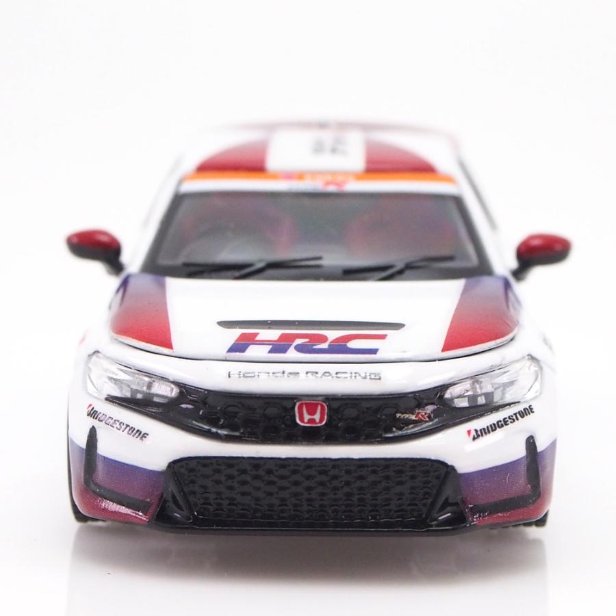 MOTORHELIX 1/64 ホンダ シビック タイプR FL5 HRCバージョン パールホワイト モデルカー 模型 ミニカー Honda ...