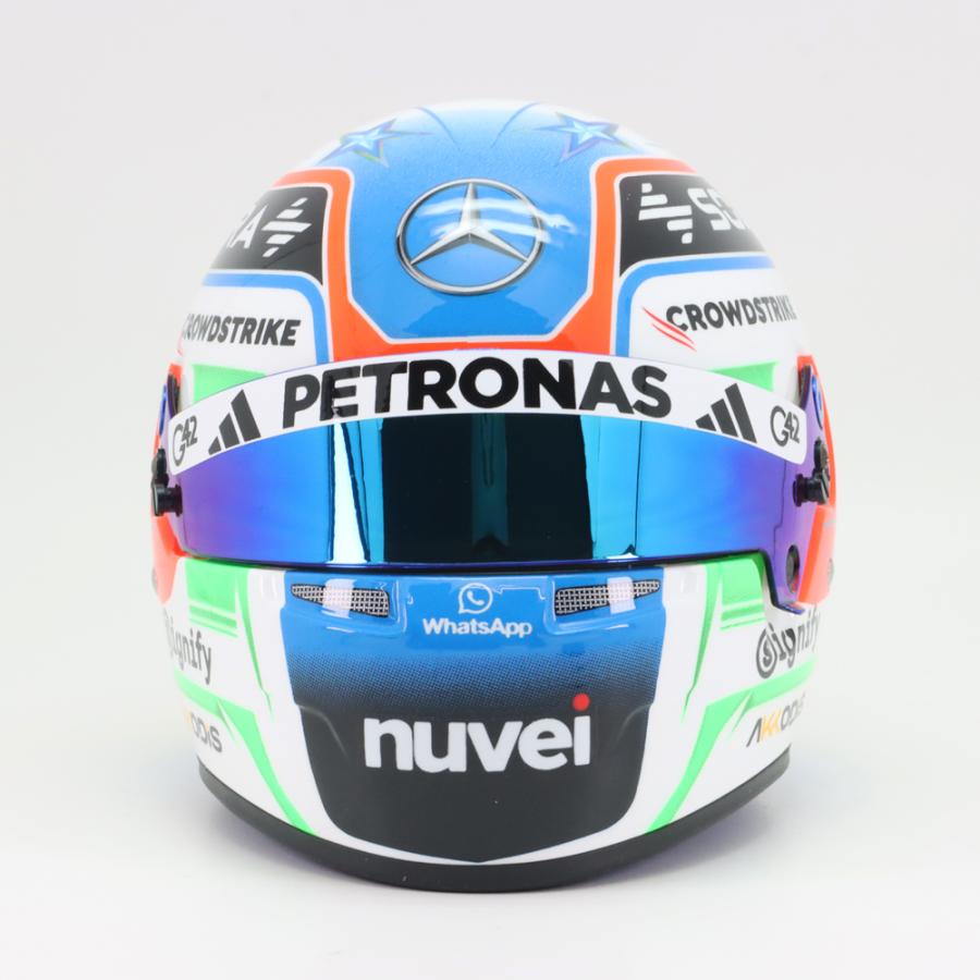 F1メルセデス 2025年チームカード キミ・アントネリ ミニヘルメット BELL（ベル） BELL 1/2スケール レプリカ ヘルメット メルセデス AMG