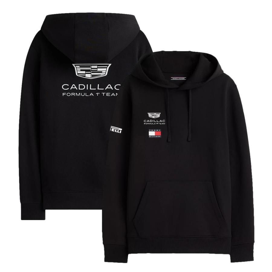f*i様 VETEMENTS トミーヒルフィガー パーカー ブラック トミー ヒルフィガー TOMMY HILFIGER エンブロイドロゴパーカー