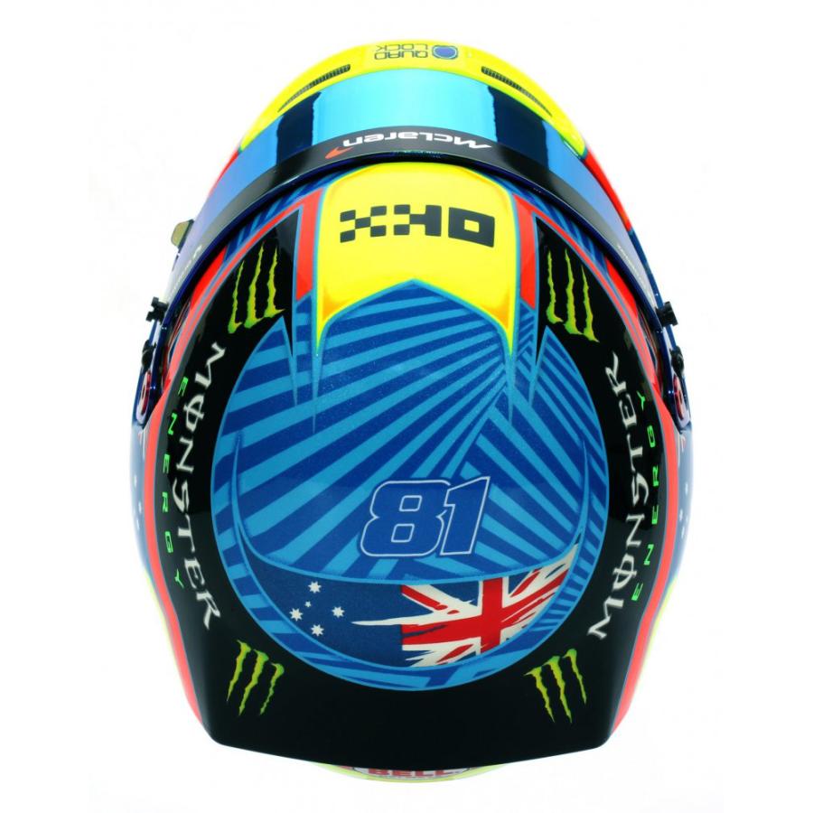 Bell 1/2スケール オスカー ピアストリ マクラーレン F1 チーム 2024年仕様 ディスプレイ ミニチュア ヘルメット｜formula-sports｜04