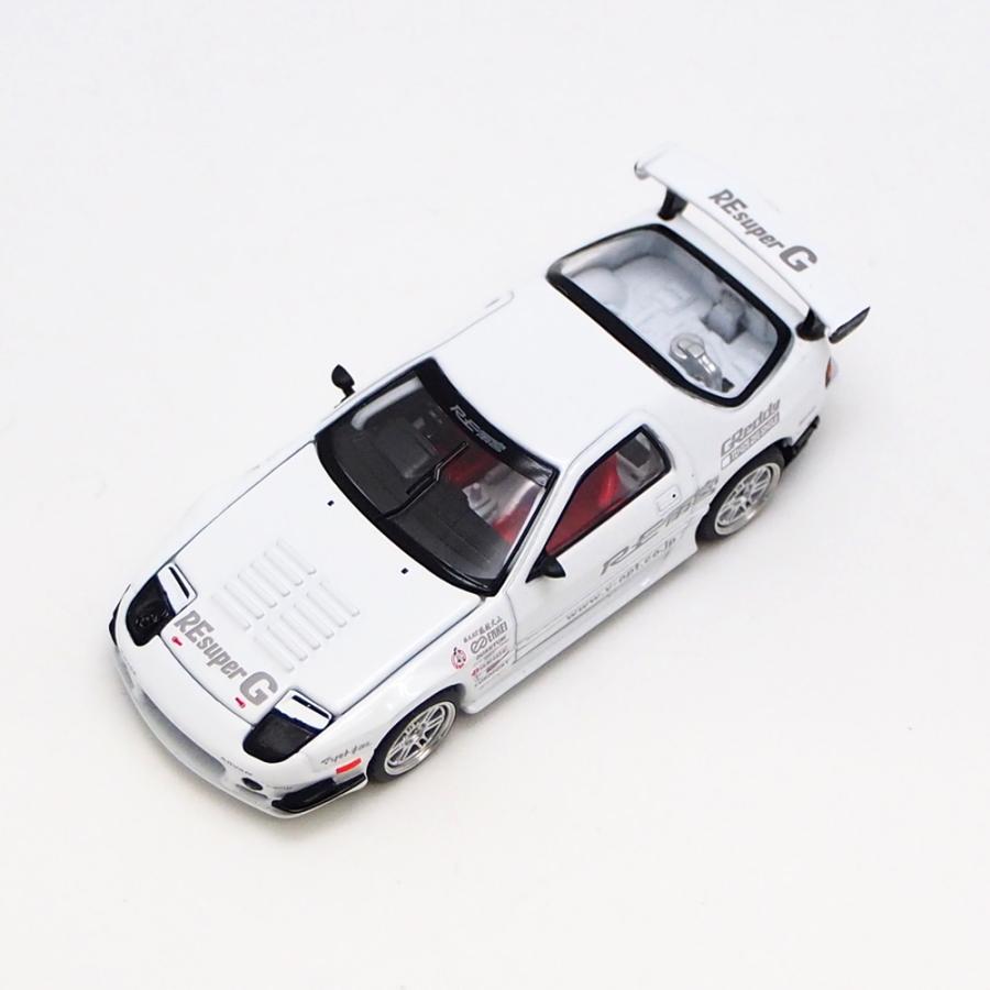 TDE2025限定 ポップレース マツダ RX-7 RE雨宮 ホワイト ミニカー Pre-Order) Pop Race Mazda RX7 FC3S RE-AMEMIYA White (Dec2025