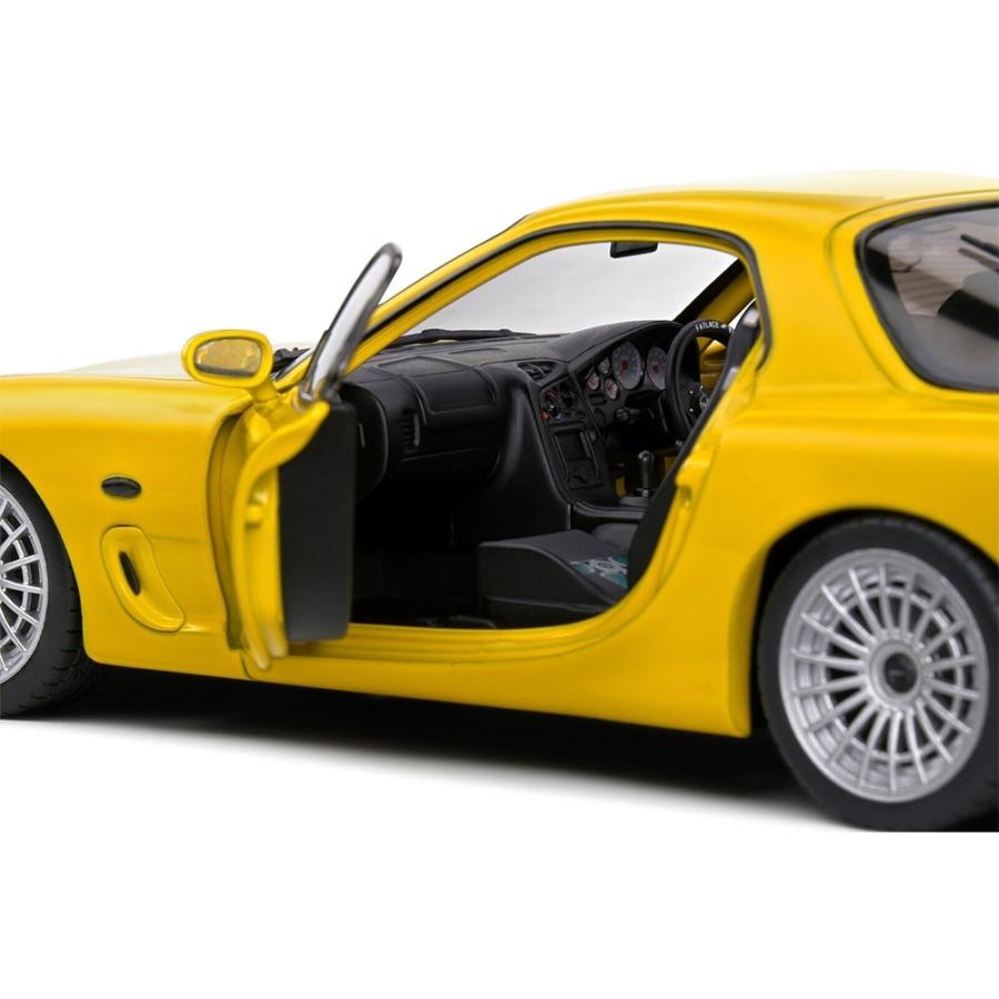 Mazda RX-7 Type RS (FD3S) イエロー ミニカー 1/18 S.O.L.I.D ソリッド 1/18 マツダ RX-7 Type RS FD3S 1994年 イエロー