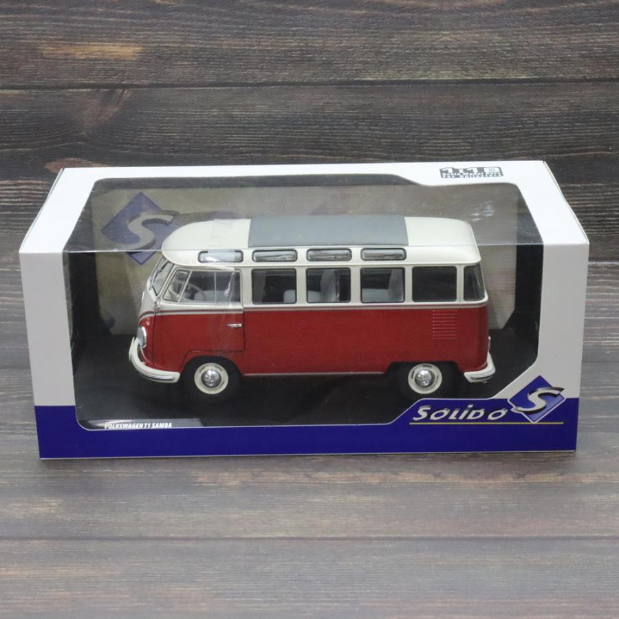 1:18 Solido Volkswagen VW T1 Samba BUS 1962 Blue/White 1:18 za