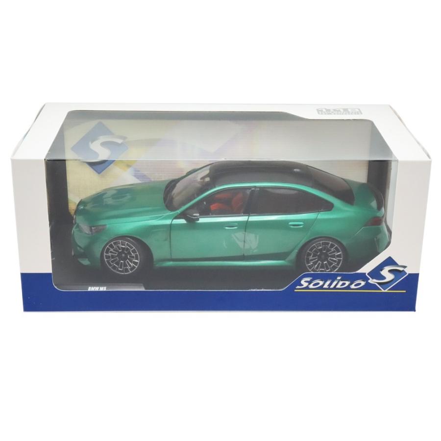 ソリド 1/18 BMW M5 2025年式 アイル オブ マン グリーン メタリック ミニチュア 模型 ミニカー モデルカー S1814701_7