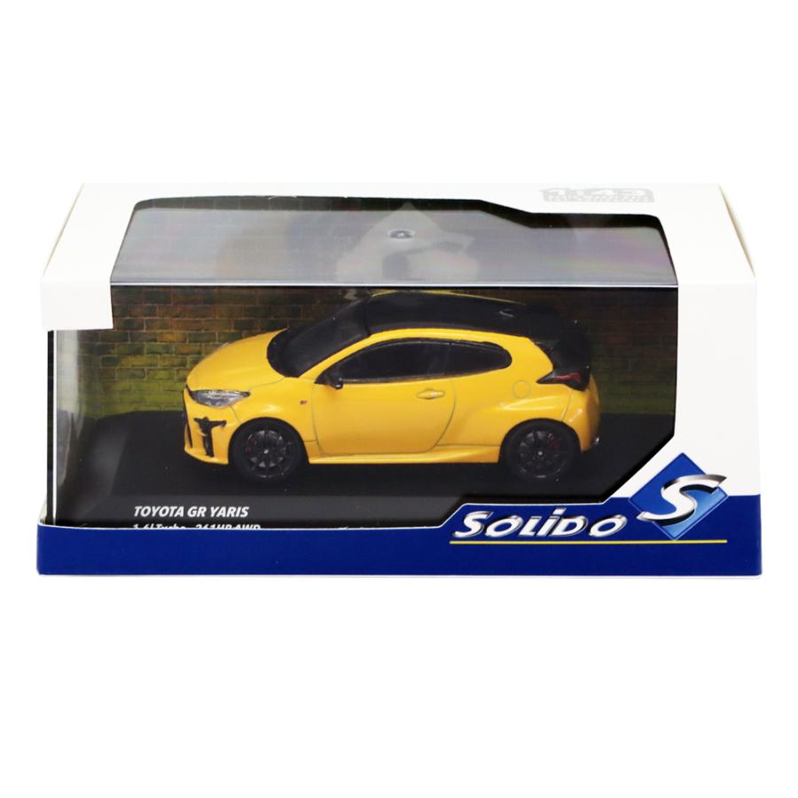 SOLIDO ソリド 1/43 トヨタ GR ヤリス 1.6Lターボ 261HP AWD イエロー