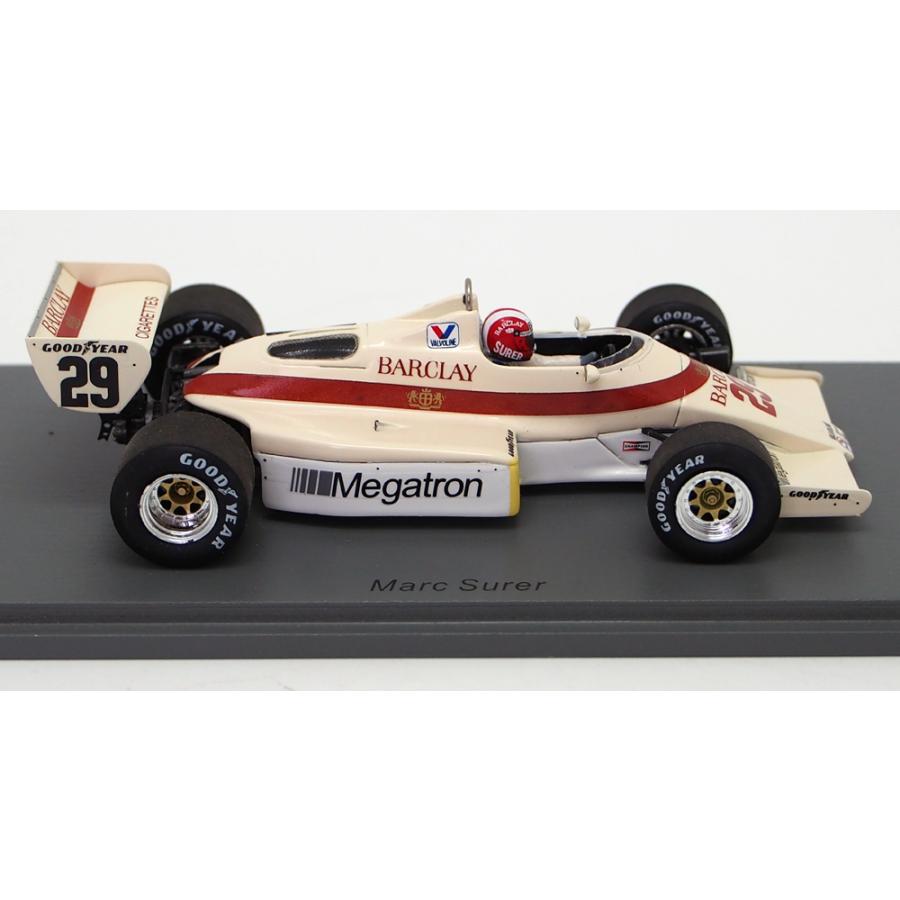 スパーク 1/43 アロウズ A6 1983年 アメリカ デトロイトGP マルク スレール 模型 ミニチュア ミニカー モデルカー F1 ARROWS S5787の画像