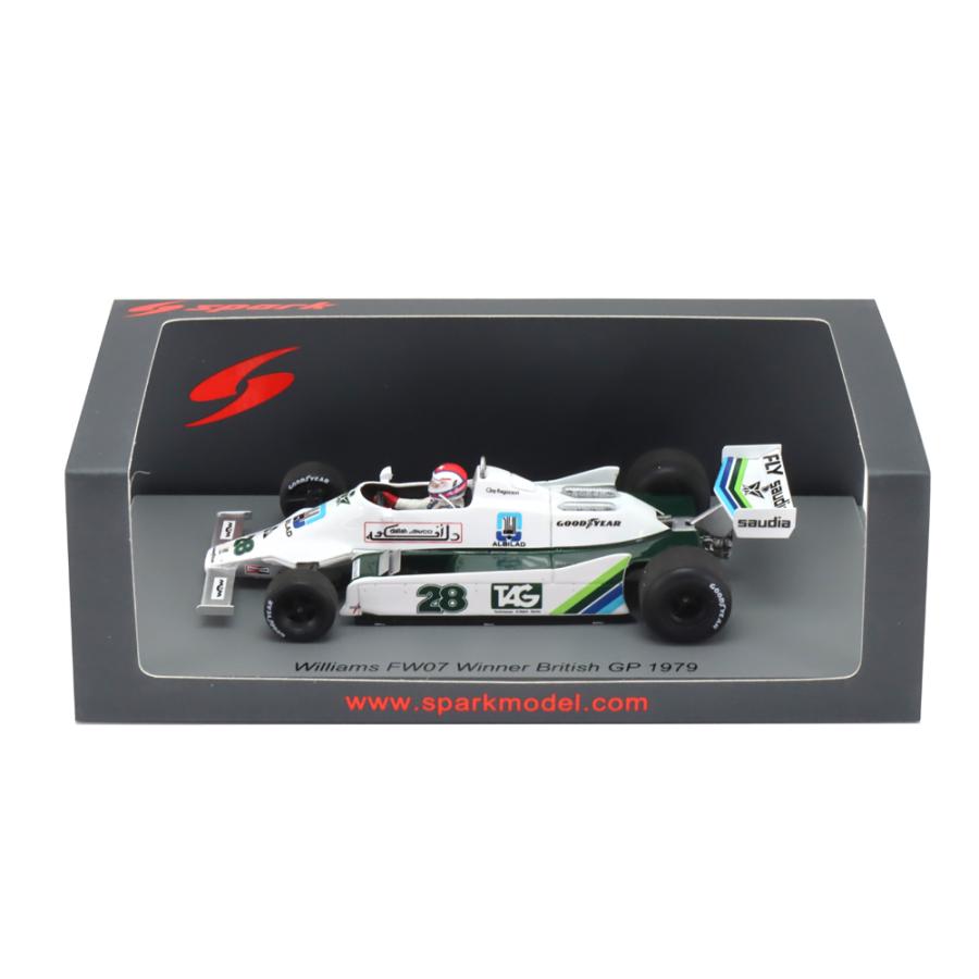 スパーク 1/43 ウィリアムズ FW07 1979年 イギリスGP ウィナー No.28
