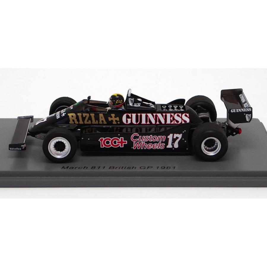 スパーク 1/43 マーチ 811 1981年 イギリスGP デレック デイリー スパーク 1/43 マーチ 811 1981年 イギリスGP デレック デイリー