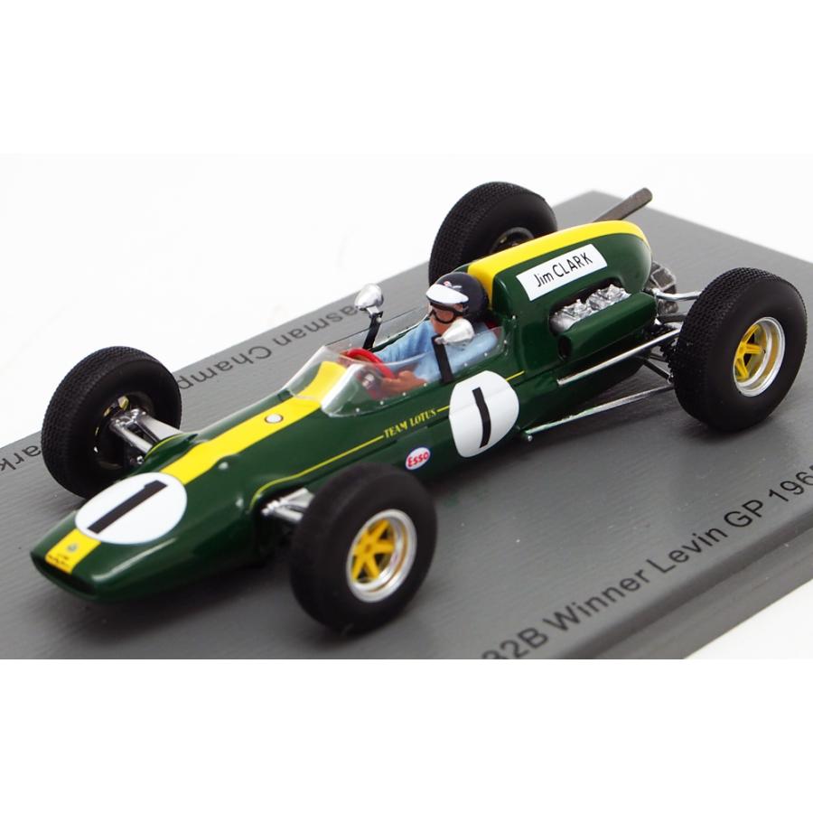 スパーク 1/43 ロータス クライマックス 32B ニュージーランド レビンGP ウィナー タスマンチャンピオン ジム クラーク モデルカー F1 S7304の画像