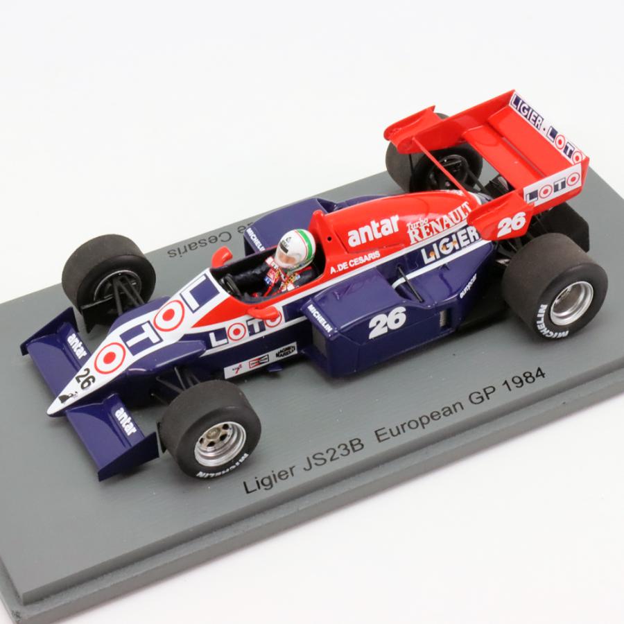 スパーク 1/43 リジェ JS23B No.26 1984年 ヨーロピアンGP スパーク 1/43 リジェ JS23B No.26 1984年 ヨーロピアンGP