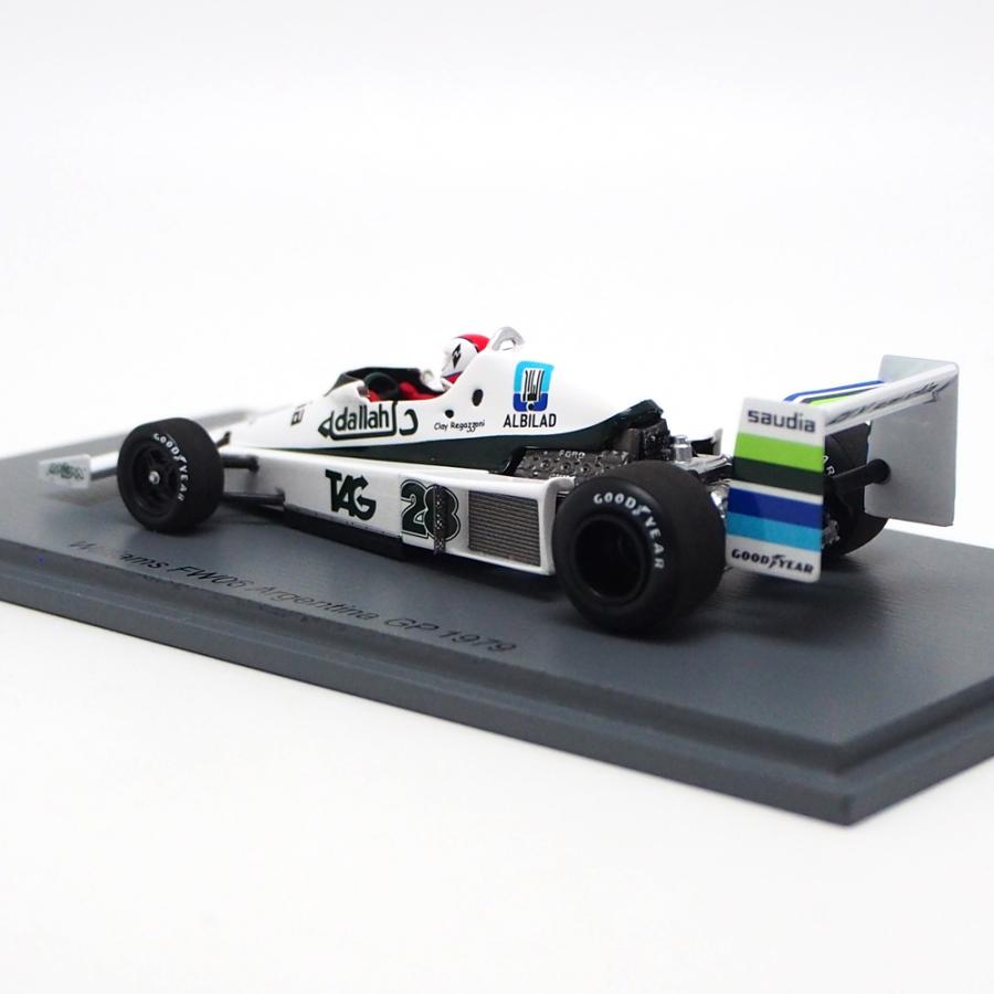 スパーク 1/43 ウィリアムズ FW06 No.28 1979年 アルゼンチンGP クレイ