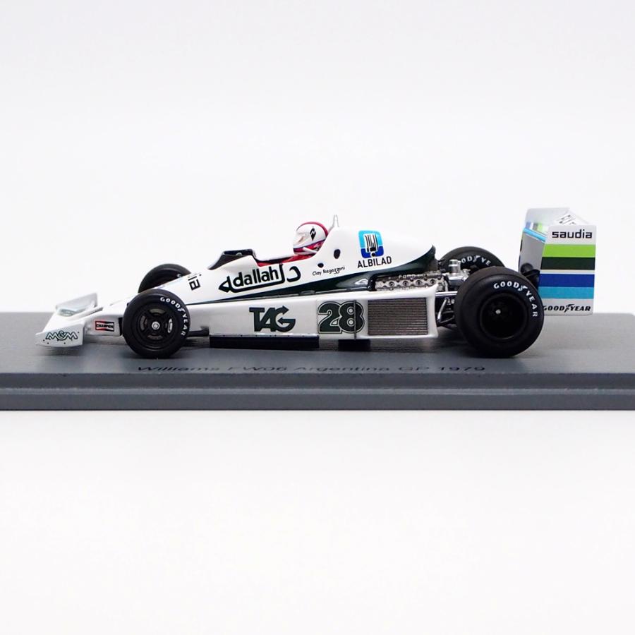 スパーク 1/43 ウィリアムズ FW06 No.28 1979年 アルゼンチンGP クレイ