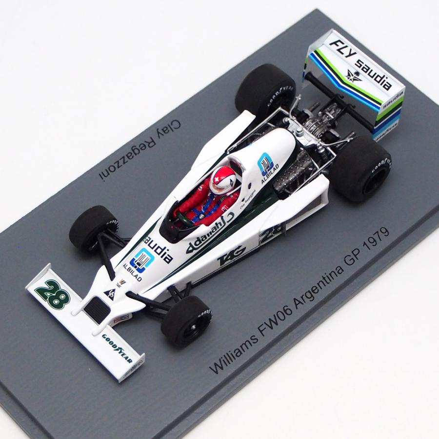 スパーク 1/43 ウィリアムズ FW06 No.28 1979年 アルゼンチンGP クレイ