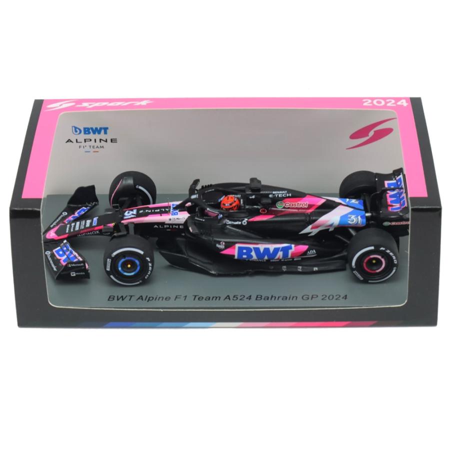 スパーク 1/43 BWT アルピーヌ F1 チーム A524 バーレーンGP 2024