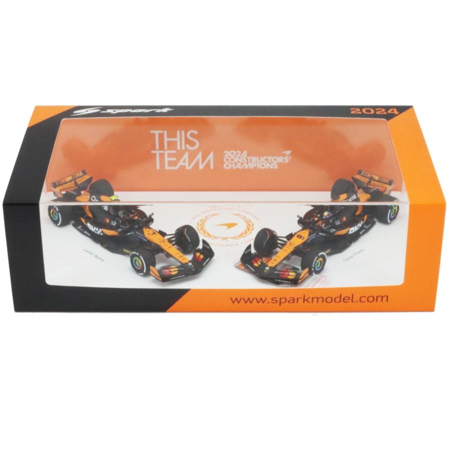 スパーク 1/43マクラーレン F1 チーム MCL38 コンストチャンピオン スパーク 1/43 マクラーレン F1 チーム MCL38 2024年 コンストラクター