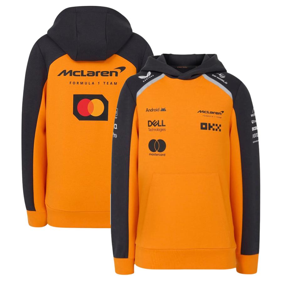キッズ用 2025 マクラーレン F1 チーム プルオーバー フーディー