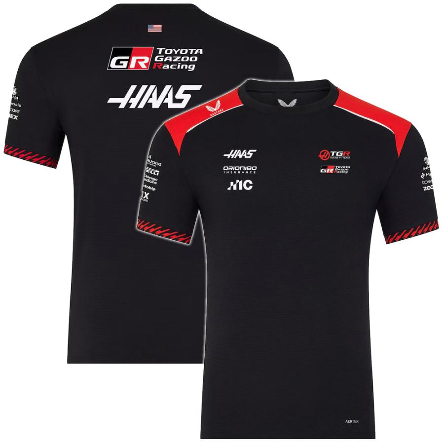 2026 TGR ハース F1 チーム Tシャツ ブラック 黒 公式 オフィシャル