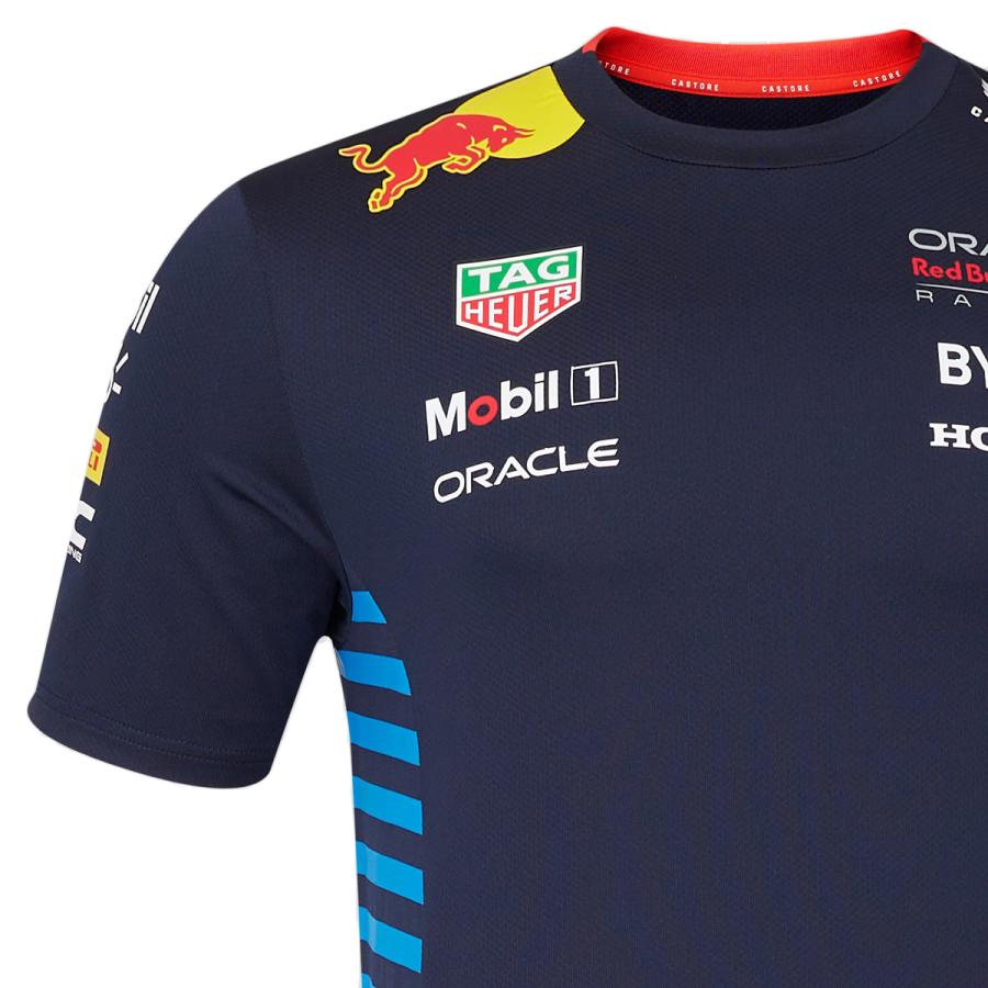 2024 オラクル レッドブル レーシング チーム Tシャツ 公式 F1 RedBull HONDA ネイビーオフィシャル ウェア｜formula-sports｜04